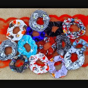 Halloween Horror Movie Scary Hair Scrunchies